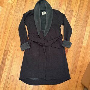 UGG Duffield II Black Bear Heather Robe - Women's XS / Black Bear Heather